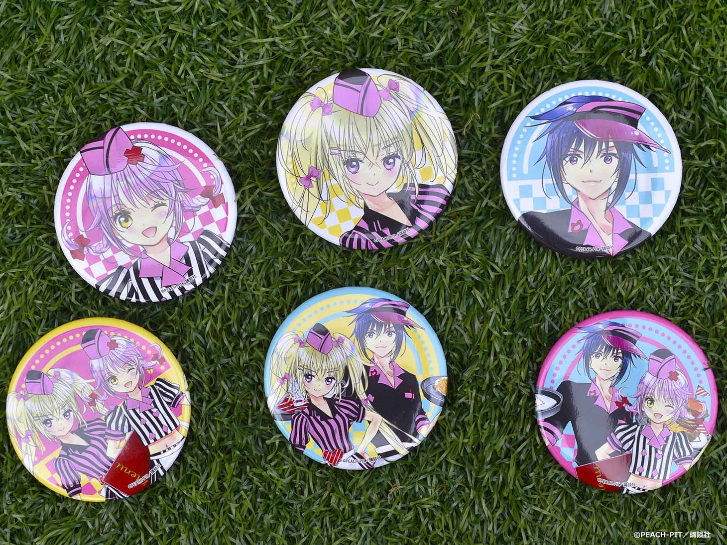 「D賞 缶バッジ（全6種）」