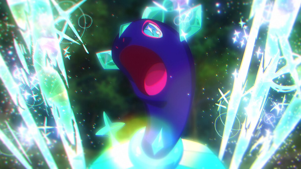 アニメ「ポケットモンスター」第2章「テラパゴスのかがやき」最新PVより。