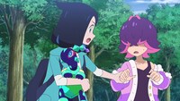 アニメ「ポケットモンスター」第2章「テラパゴスのかがやき」最新PVより。