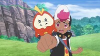 アニメ「ポケットモンスター」第2章「テラパゴスのかがやき」最新PVより。