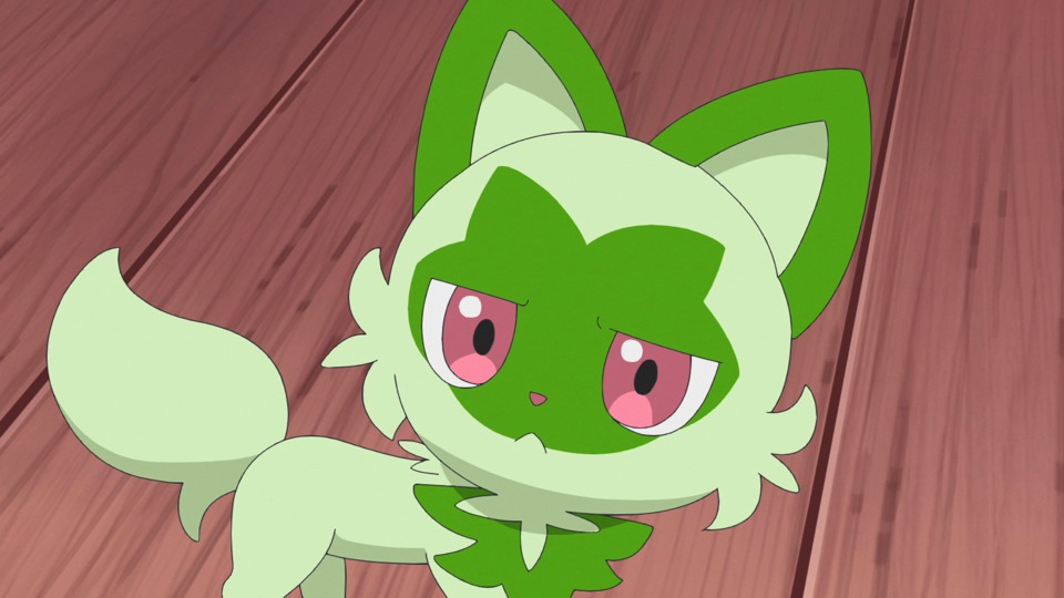 アニメ「ポケットモンスター」第2章「テラパゴスのかがやき」最新PVより。