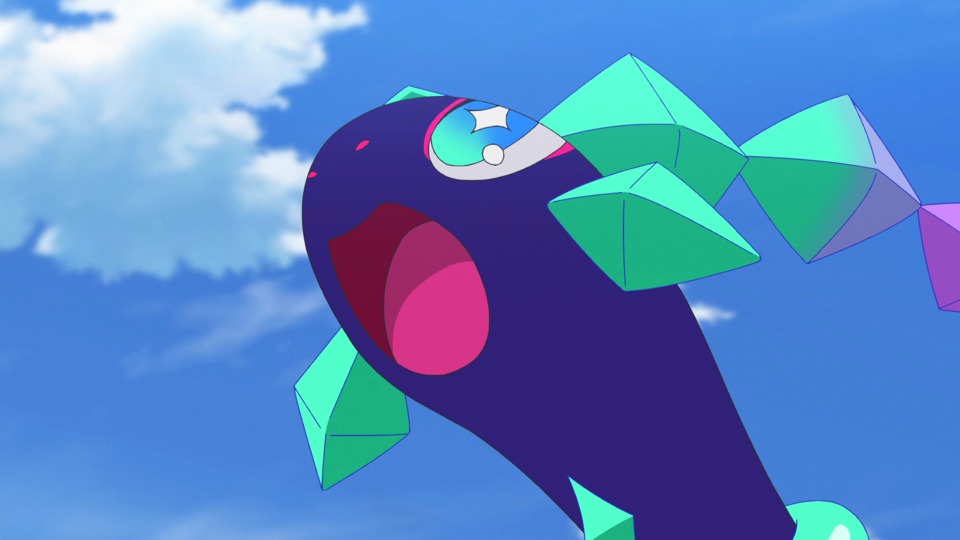 アニメ「ポケットモンスター」第2章「テラパゴスのかがやき」最新PVより。