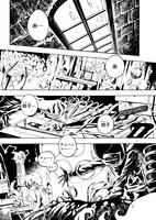 「デビルズキャンディ」1巻より。この作品は左開きで、左上から右下に向かって読んでいく。