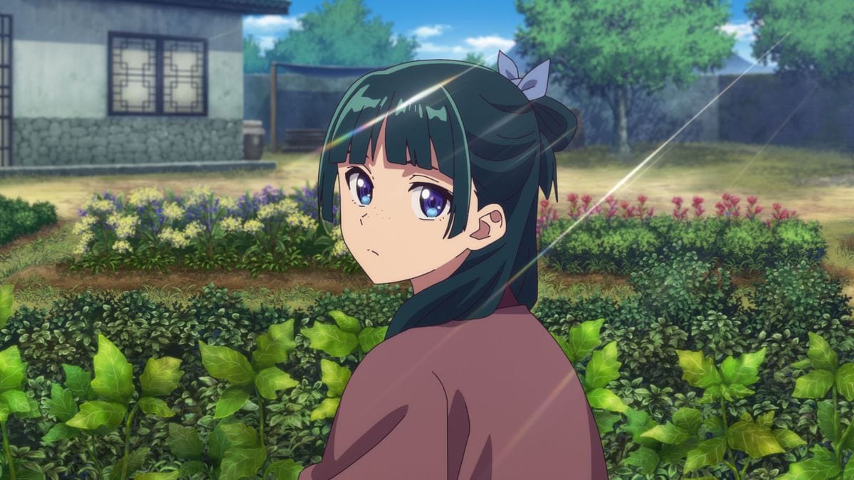 「薬屋のひとりごと」第1話「猫猫」の場面カット。