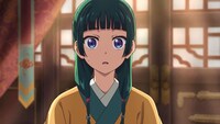 「薬屋のひとりごと」第1話「猫猫」の場面カット。