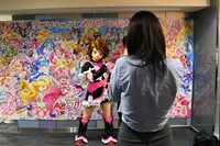 チェキ会中のキュアブラック。