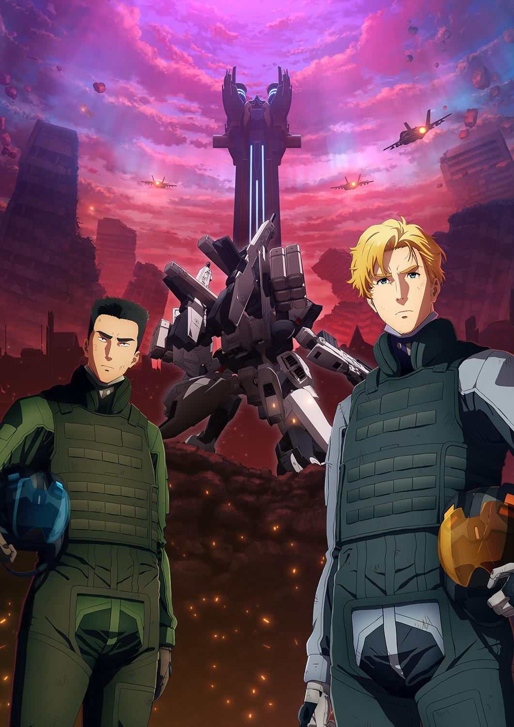 オリジナルTVアニメ「勇気爆発バーンブレイバーン」キービジュアル (c)「勇気爆発バーンブレイバーン」製作委員会