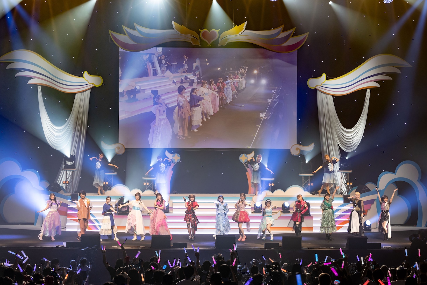 「ひろがるスカイ！プリキュアLIVE2023 Hero Girls Live ～Max！Splash！GoGo！～」の様子。
