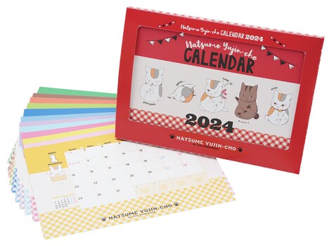 ニャンコ先生の卓上カレンダー。