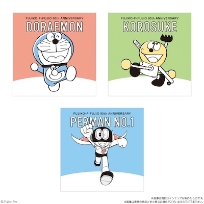 「FUJIKO・F・FUJIO 90th ANNIVERSARY グミ」に付属するステッカー。