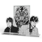 クラウドファンディングのリターン品「『カイジ＆一条』アクリルジオラマスタンド」