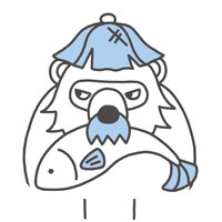 カルフ（CV：井上和彦）。サクマくんの父。ぽっかいどうサウナ大学の教授。いつも鮭を咥えている。