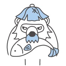 カルフ（CV：井上和彦）。サクマくんの父。ぽっかいどうサウナ大学の教授。いつも鮭を咥えている。