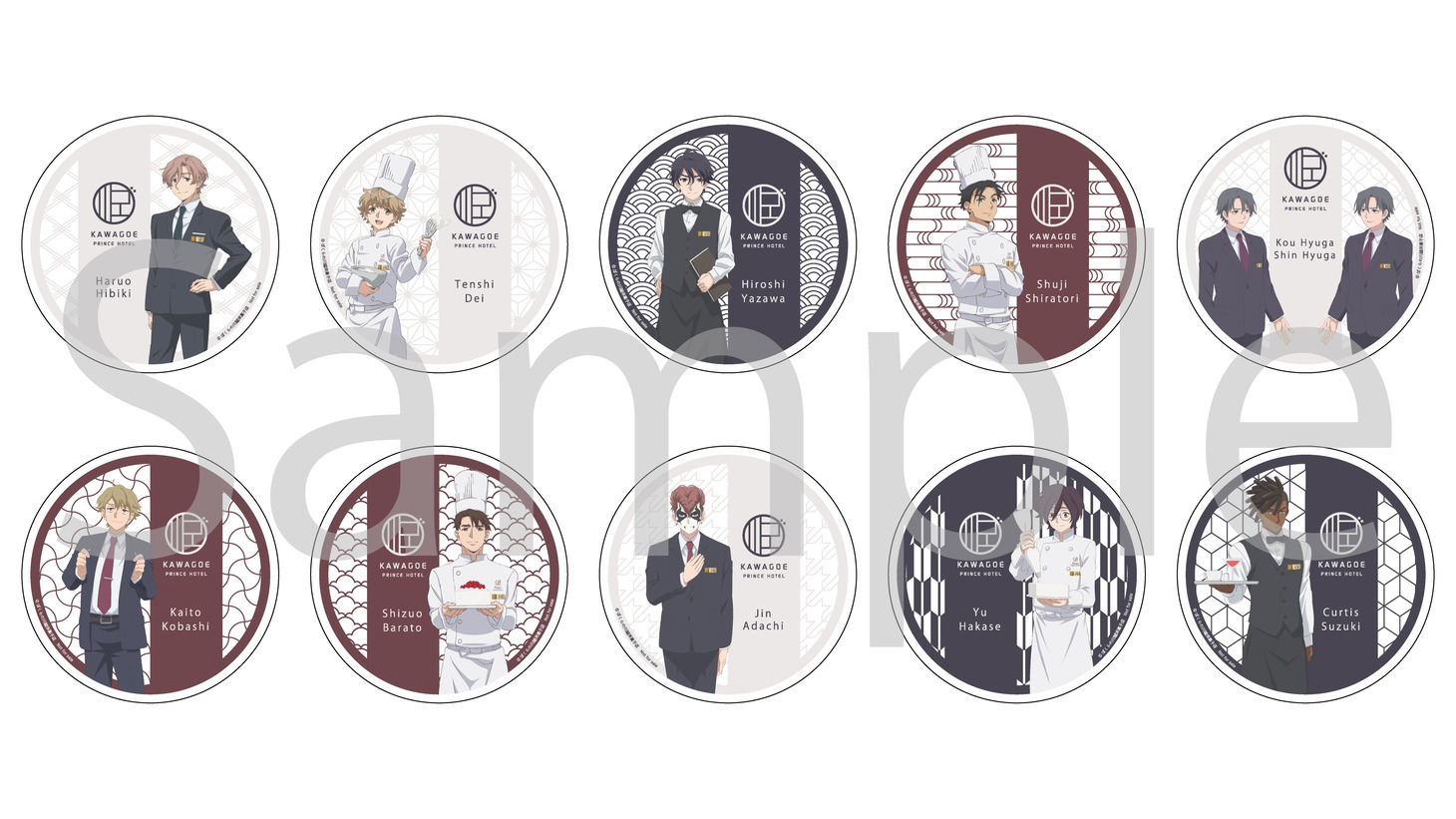 オリジナルノンアルコールドリンクの特典に用意されたアクリルコースター。