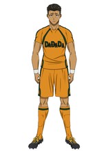 舐岡了（CV：木村昴）
サッカー全国大会常連の強豪校・駄々田高校のキャプテン。高校生離れした恵まれた体格をもち、強靭なフィジカルとパワーを駆使したプレーを得意としている。性格は傲慢不遜。他人を見下すような言動をとりがち。