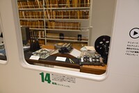 地下の展示コーナー。