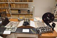 地下の展示コーナー。