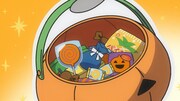アニメ「おでかけ子ザメ」第14話「ハロウィン会」より。