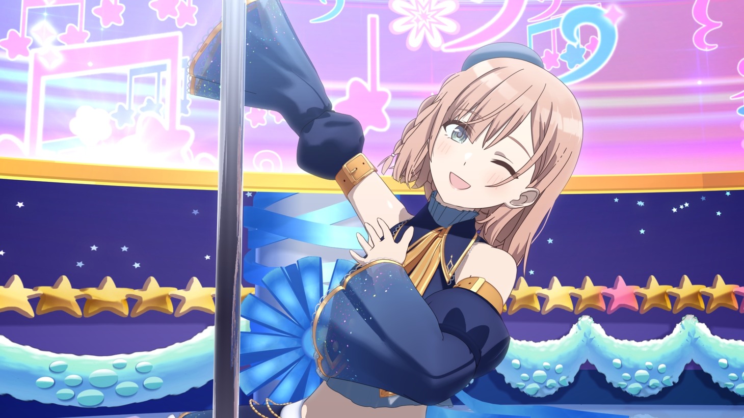 「劇場版 ポールプリンセス!!」より、ポールダンスシーン。