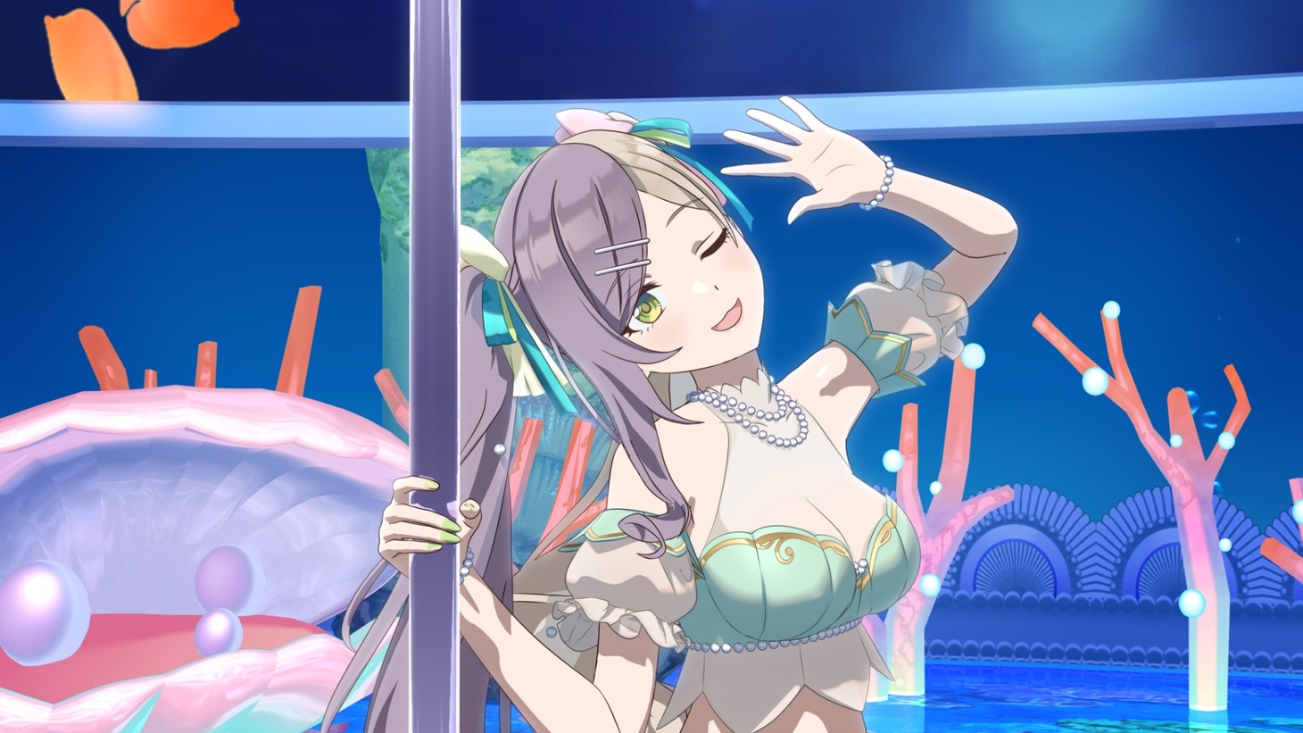 「劇場版 ポールプリンセス!!」より、ポールダンスシーン。