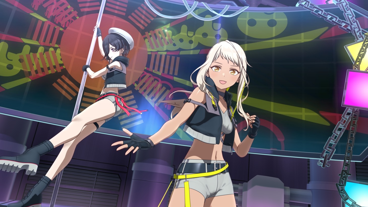 「劇場版 ポールプリンセス!!」より、ポールダンスシーン。