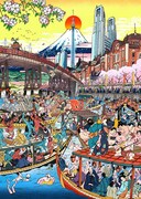 「東京アニメアワードフェスティバル2024(TAAF2024)」メインビジュアル。画・亀田祥倫(WIT STUDIO)、着彩・三田遼子(WIT STUDIO)。