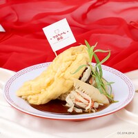 「桃矢の天津飯風オムライス」