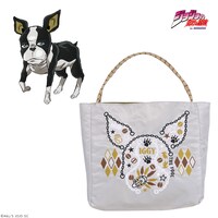 「ONOFFYFREE×ジョジョの奇妙な冒険 スターダストクルセイダース 刺繍バッグ イギー」