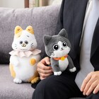 「ねこに転生したおじさん」プンちゃん&てぷちゃんが等身大ぬいぐるみに転生