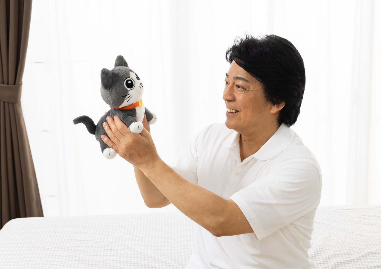 ボビーダズラー  着ぐるみおじさん　ぬいぐるみ　グレーうさぎ お歳暮 人気 ボビーダズラー 着ぐるみおじさんぬいぐるみグレー