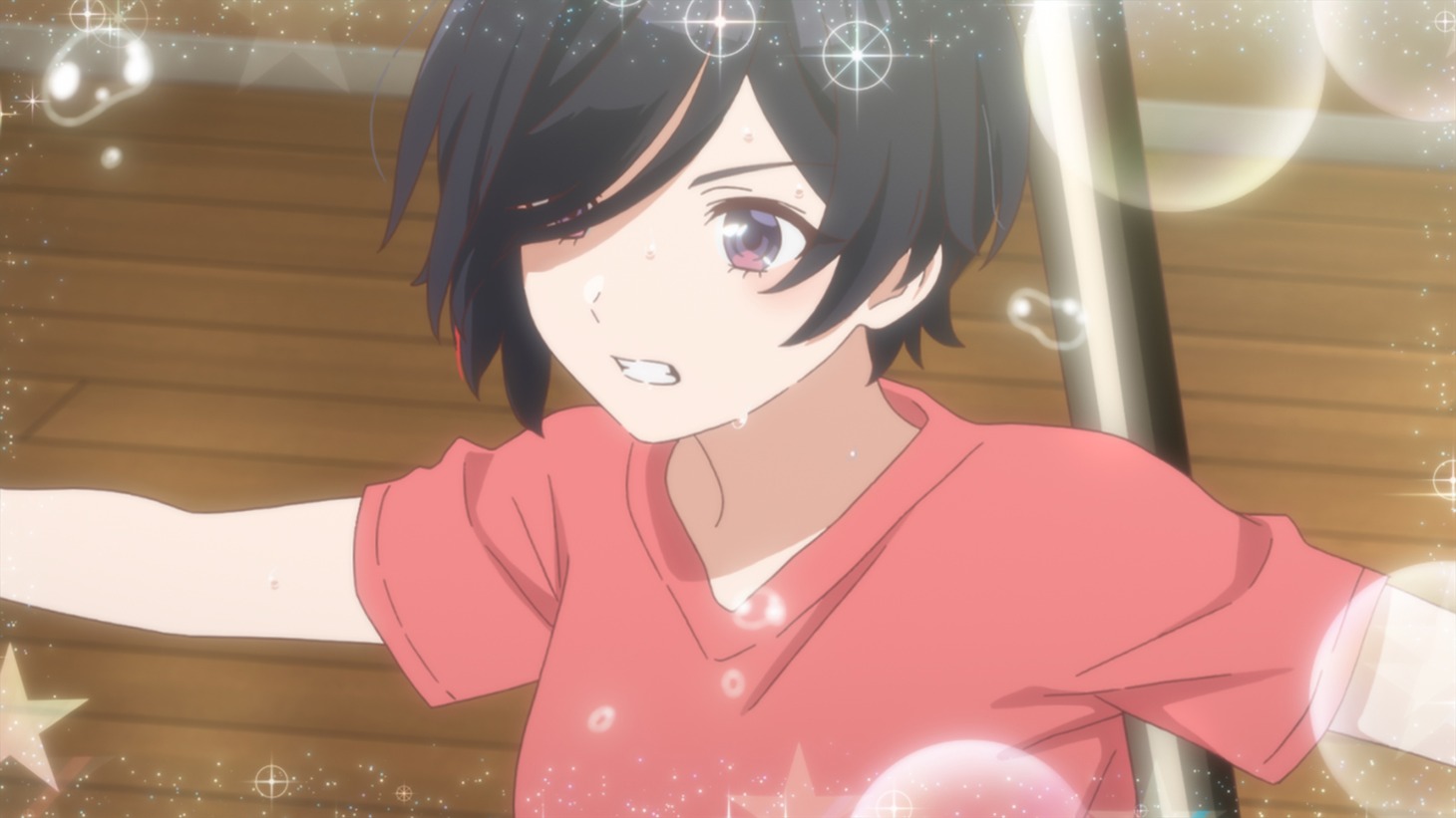 「劇場版 ポールプリンセス!!」の場面カット。