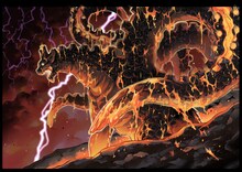 マンガ「Kaiju on the Earth ボルカルス」ビジュアル (c)渡辺範明・中道裕大／小学館／アークライト