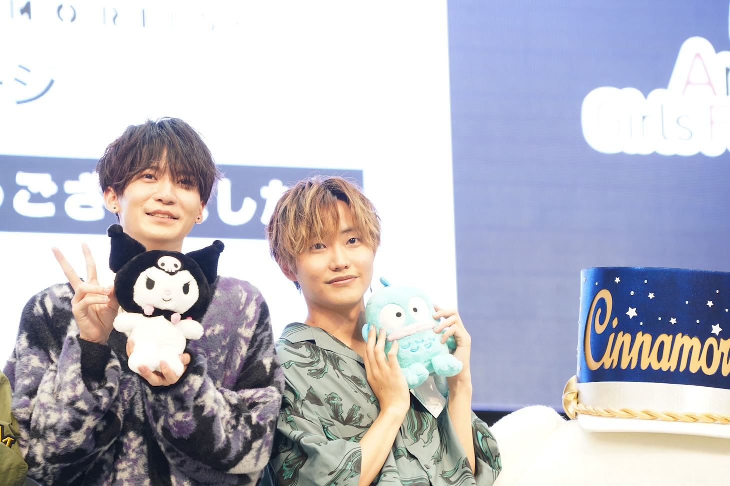 左から坂田将吾、松岡洋平。