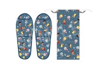 「マッシュル-MASHLE- 巾着付きルームスリッパ ナイトルーティンver.」