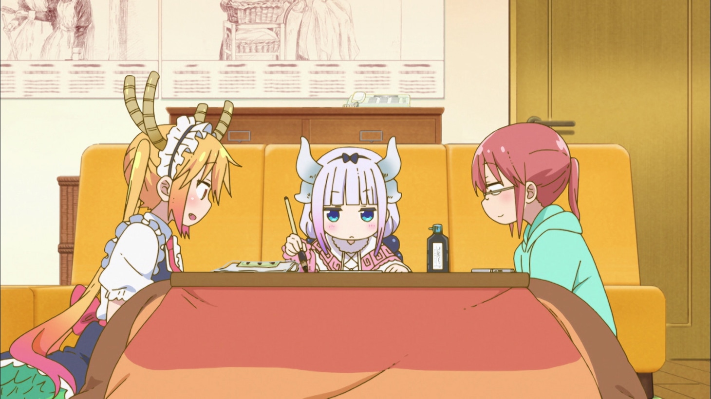 「小林さんちのメイドラゴン」より。 (c)クール教信者・双葉社／ドラゴン生活向上委員会