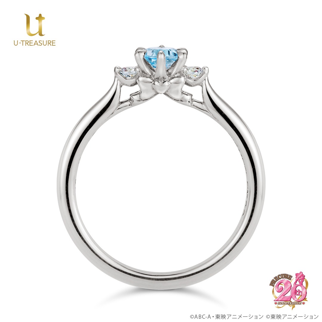 「ふたりはプリキュア ソリティアリング キュアホワイトモデル シルバー」