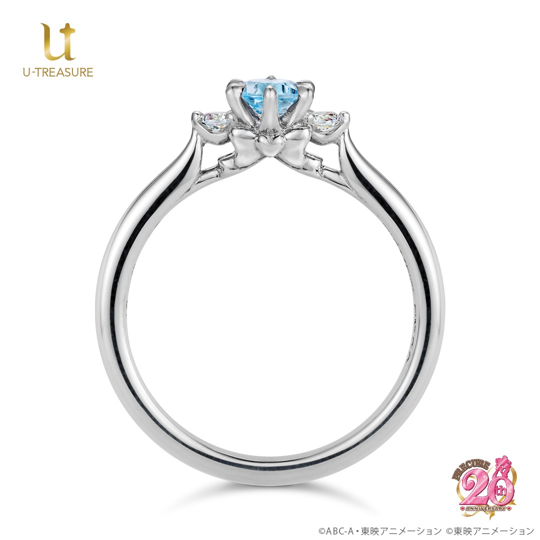 「ふたりはプリキュア ソリティアリング キュアホワイトモデル プラチナ」