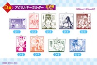 くじメイト「めだかボックス」D賞のアクリルキーホルダー。