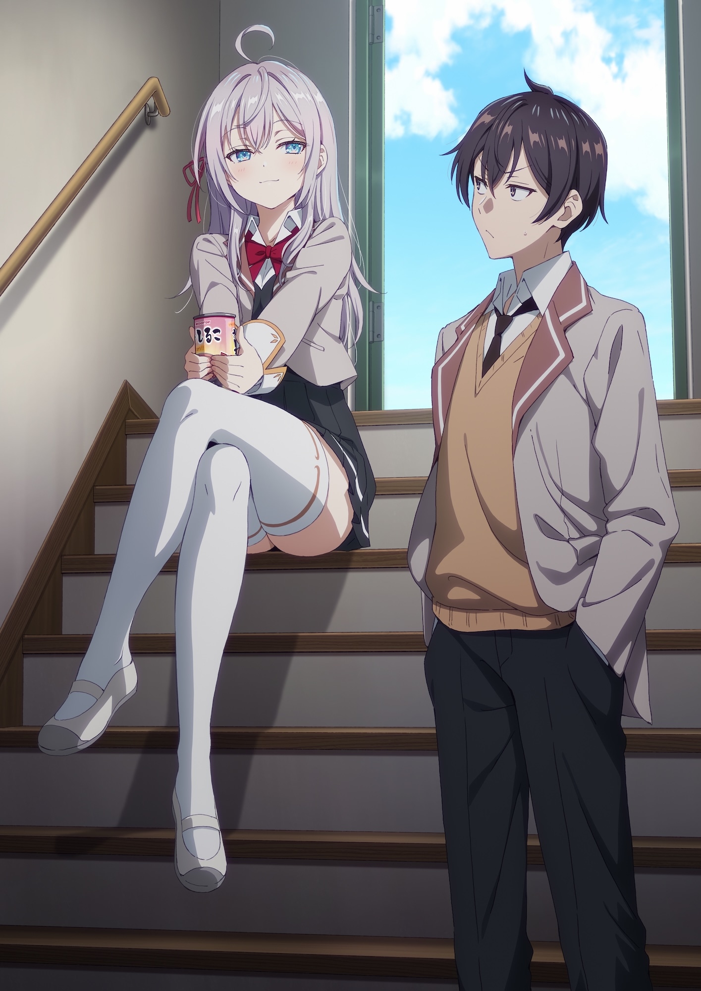 TVアニメ「時々ボソッとロシア語でデレる隣のアーリャさん」第1弾キービジュアル