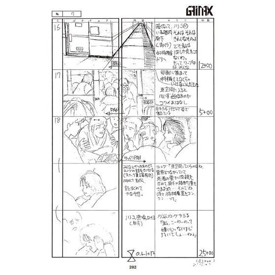 「トップをねらえ！画コンテ集」より。 (c)BANDAIVISUAL・FlyingDog・GAINAX
