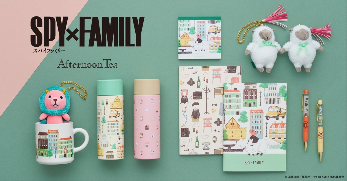 「SPY×FAMILY」とAfternoon Tea LIVINGのコラボアイテム。