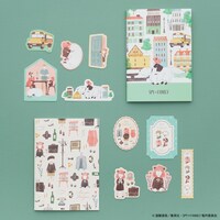 ステッカー5枚セット、ノートセット（A5）。