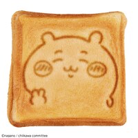 「こんがりきゃらマルチサンドメーカー ちいかわ」で焼いたホットサンド。