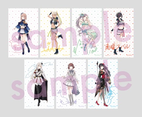 入場者特典のサイン入りキャラステッカー。