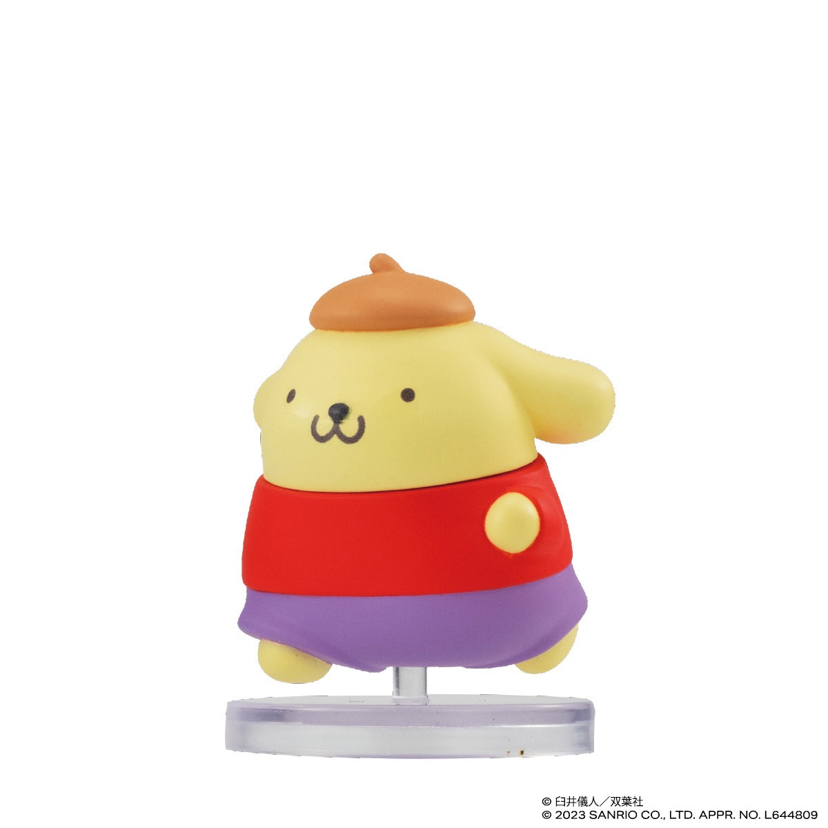 「クレヨンしんちゃん×サンリオキャラクターズ ならぶんです。」ポムポムプリン