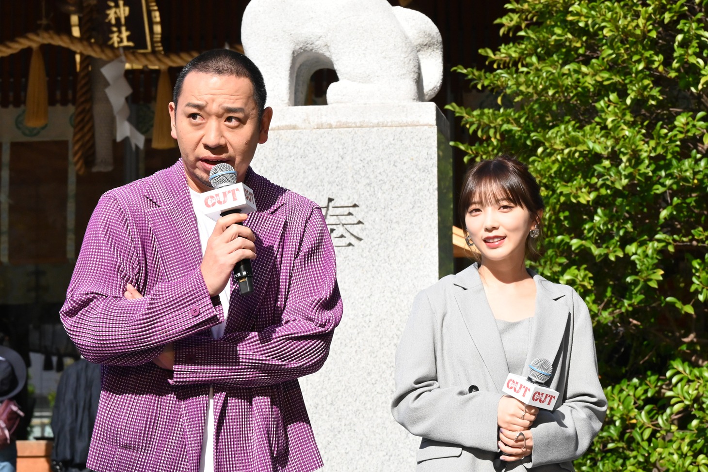 実写映画「OUT」の公開直前イベントより。