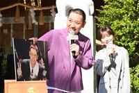 実写映画「OUT」の公開直前イベントより。