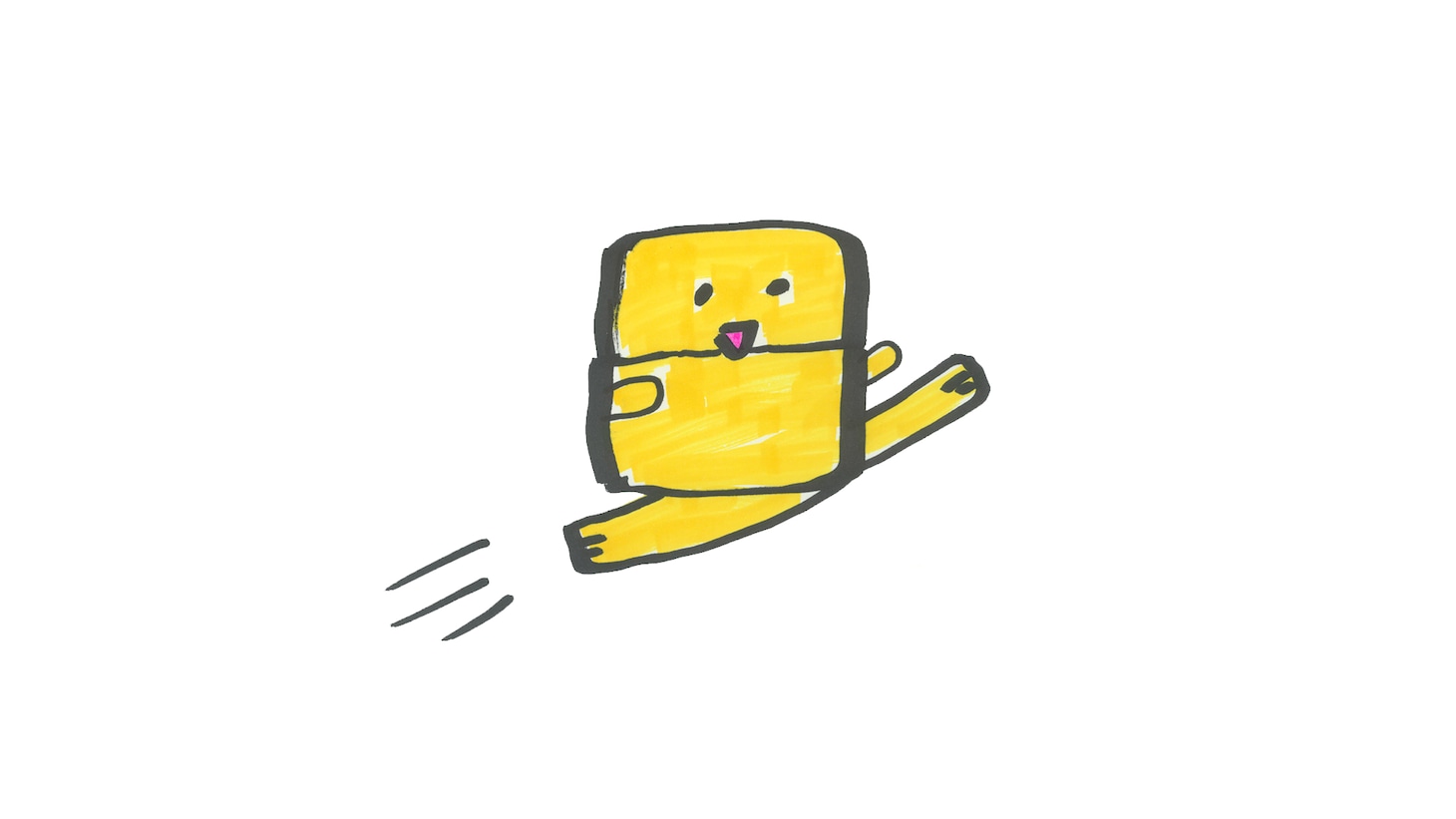リリーが描いた「電子コミック大賞」の非公式マスコットキャラクター。