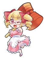 「半端なエリートの外山と申します。」より、弥子。外山のこじらせが生んだイマジナリー美少女。妄想内では常に傲慢な外山の鼻っ柱を折り、反省を促す。