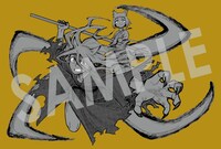 「戦国妖狐 新装版」1巻購入特典のイラストカード表（メロンブックス）。